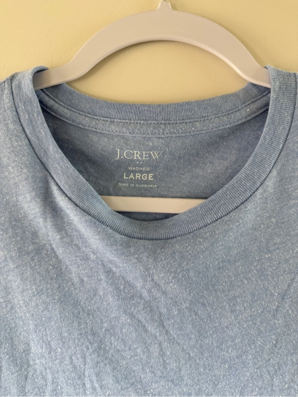 J. Crew Short Sleeve Crewneck Tees — Light Blue, Blue, Gray, Burgundy